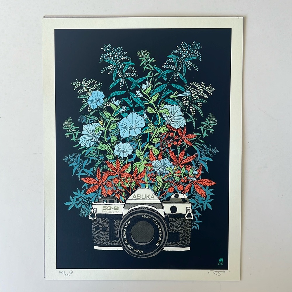 Floral Camera Print